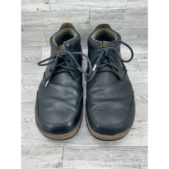 Olukai Kamuela Mens Black‎ Leather Chukka Boots Size 11 10131-4033 main image 5